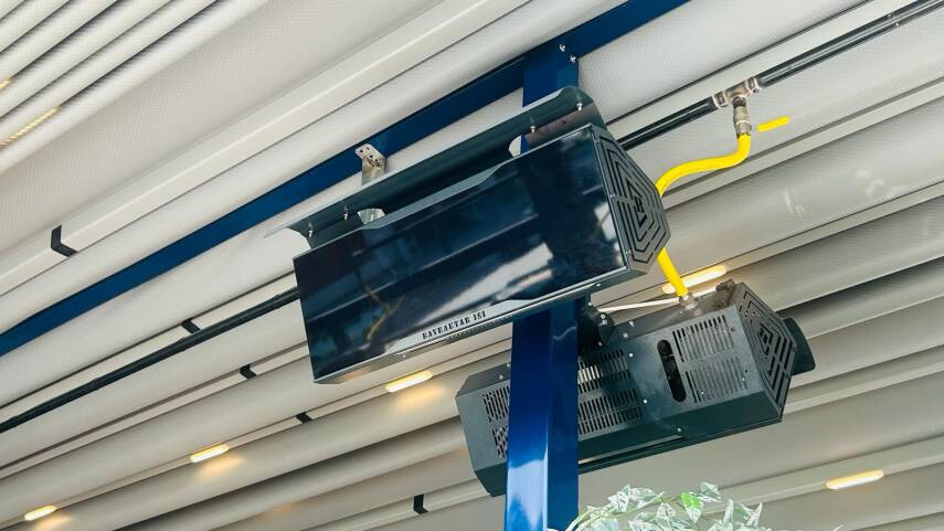 Bayraktar BKSC-4 Camlı Seramik Plakalı 8 kW Radyant Isıtıcı - 2