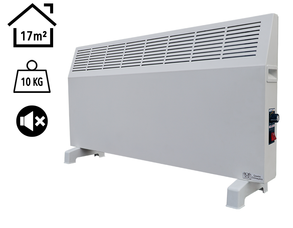 Heatbox Konvektör 1500W Manuel Elektrikli Isıtıcı