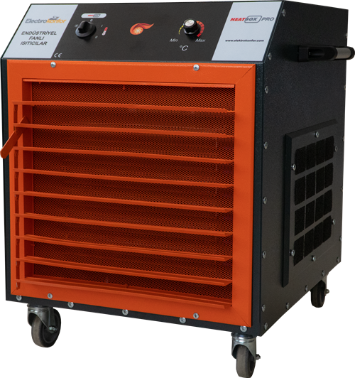 Heatbox PRO 30000W Füme Trifaze Elektrikli Fanlı Isıtıcı