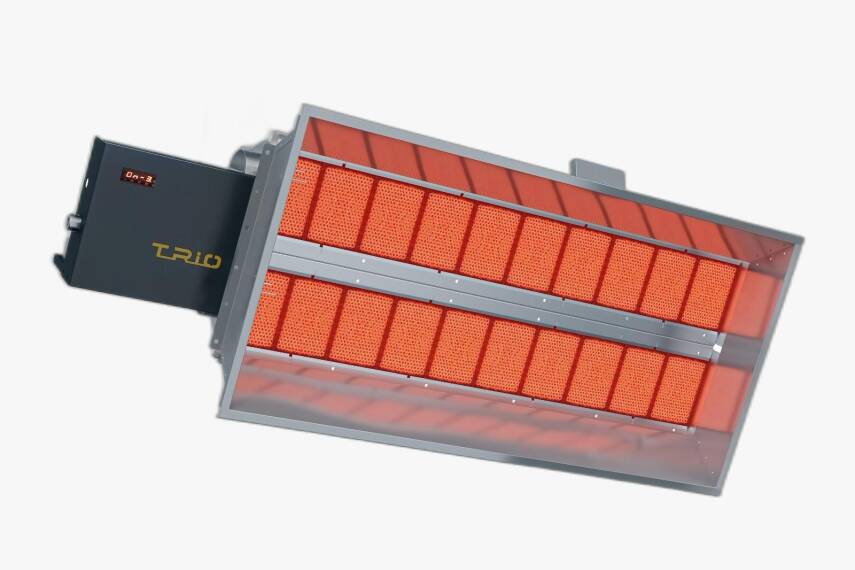 END.36 Endüstriyel Seramik Plakalı 24 kW Radyant Isıtıcı - 1