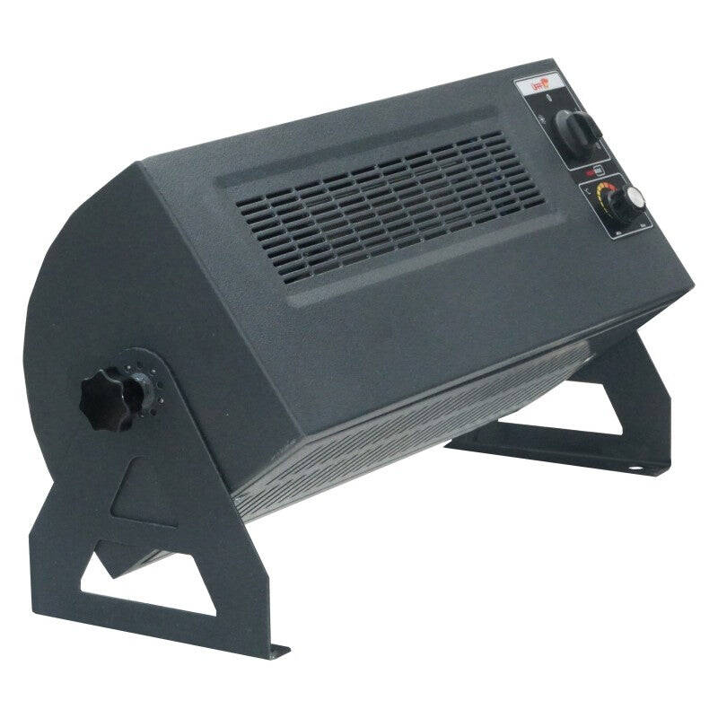 Heatbox 360 derece dönebilir füme renk monofaze fanlı elektrikli ısıtıcı 1500-3000 watt - 1