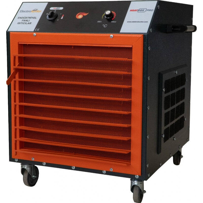 Heatbox pro ısıtıcı füme 40 kw trifaze fanlı ısıtıcı 20000/40000 watt - 1